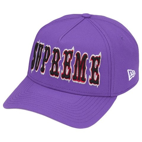 Supreme Gothic Outline Adjustable New Era® - Purple