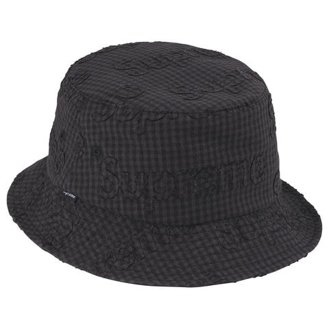 Supreme Monogram Gingham Crusher - Black