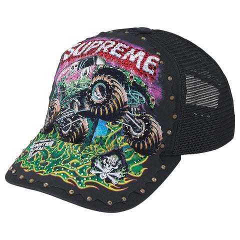 Supreme Monster Jam™ Grave Digger™ Mesh Back 5-Panel - Black