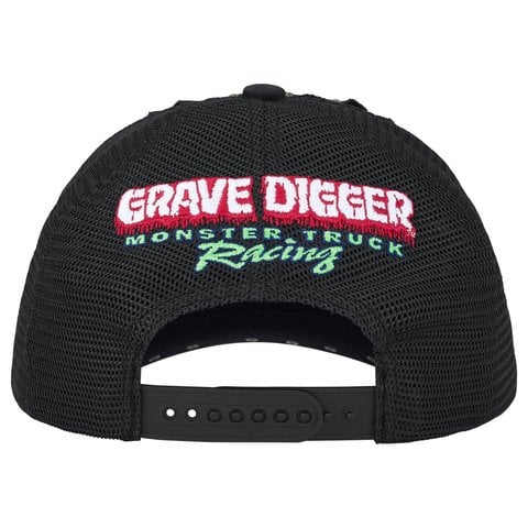 Supreme Monster Jam™ Grave Digger™ Mesh Back 5-Panel - Black