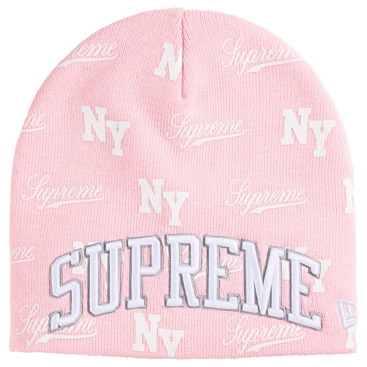 New Era® Monogram Beanie Pink