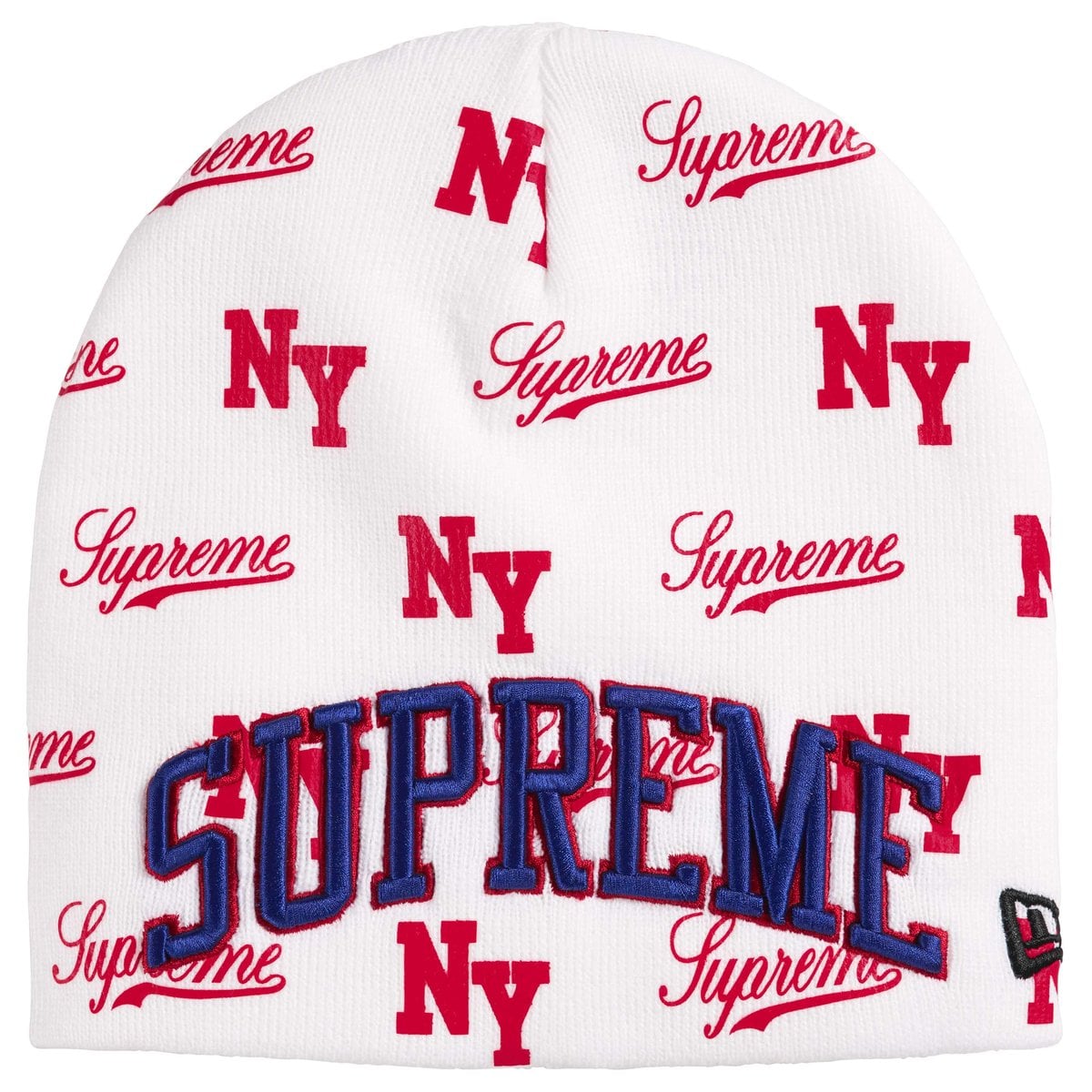 New Era® Monogram Beanie White