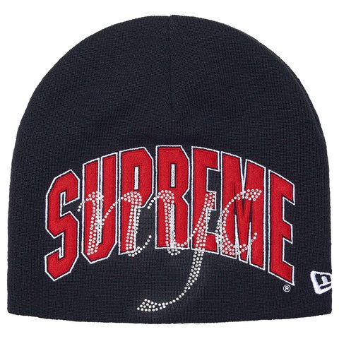 Supreme New Era® Rhinestone Beanie - Navy