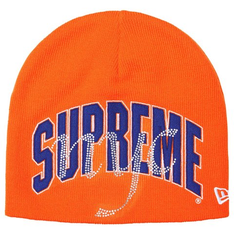Supreme New Era® Rhinestone Beanie - Orange