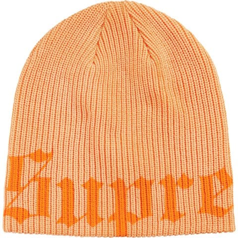 Supreme Old English Printed Beanie - Light Orange