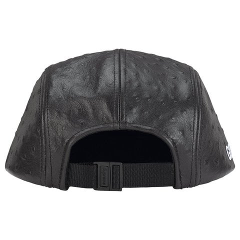 帽子 OstrichEmbossed Leather GORE-TEX CampCap Supreme Ostrich Embossed Leather Gore-Tex Camp Cap Black - 26SS