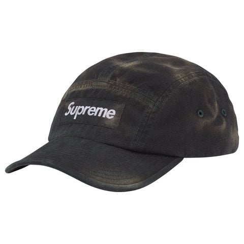 Supreme Overdyed Camp Cap - Black