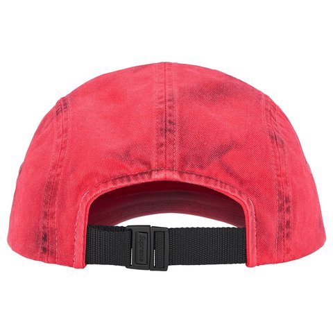 Supreme Overdyed Camp Cap - Red