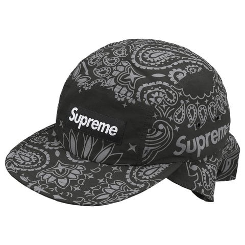 Reflective Bandana Sunshield Camp Cap - Supreme