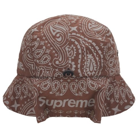 Reflective Bandana Sunshield Camp Cap - Supreme