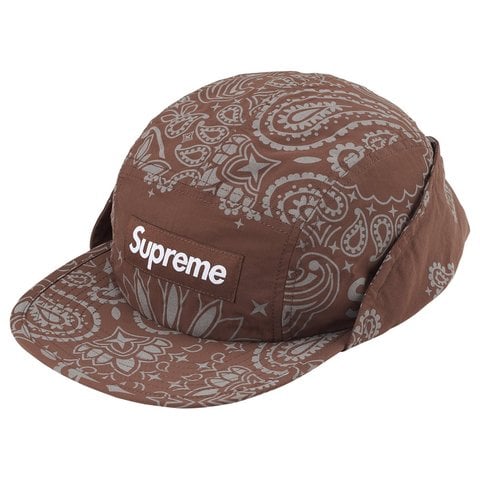 Reflective Bandana Sunshield Camp Cap - Supreme