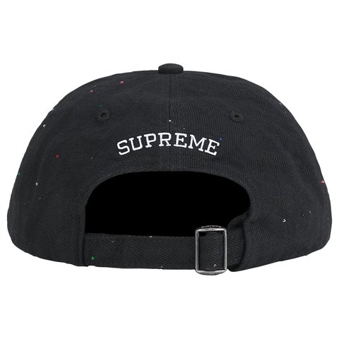 Sequin Denim Classic Logo 6-Panel - Supreme