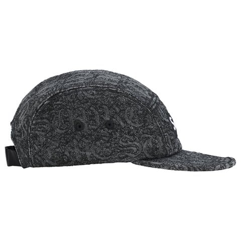 Supreme Stitched Old English Denim Camp Cap - Black
