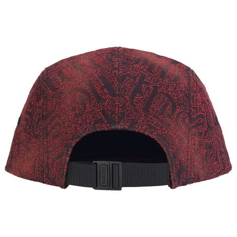 Stitched Old English Denim Camp Cap - Supreme
