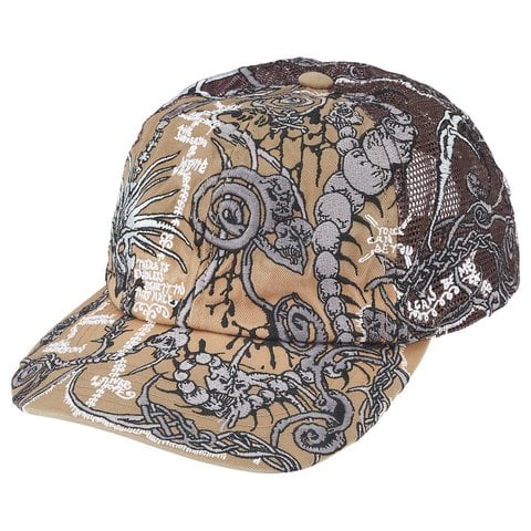 Supreme Wombat Embroidered Mesh Back 6-Panel - Tan
