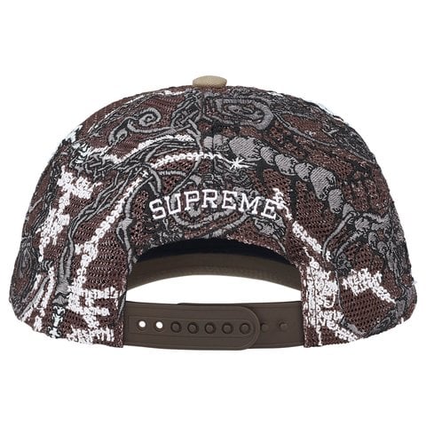 Supreme Wombat Embroidered Mesh Back 6-Panel - Tan