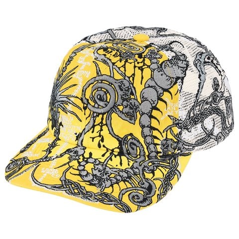 Supreme Wombat Embroidered Mesh Back 6-Panel - Yellow