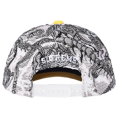Supreme Wombat Embroidered Mesh Back 6-Panel - Yellow