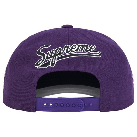 帽子 Supreme - Wool S Logo 6-Panel cap purple World Famous S Logo 6-Panel - spring/summer 2026 - Supreme