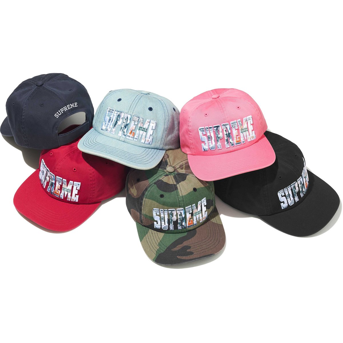 Embroidered Money Logo 6-Panel