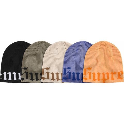 Old English Printed Beanie - SupremeCommunity