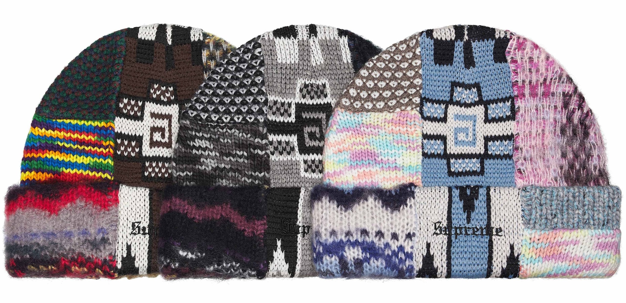 帽子 supreme Patchwork Beanie 26ss Patchwork Beanie - spring/summer 2026 - Supreme