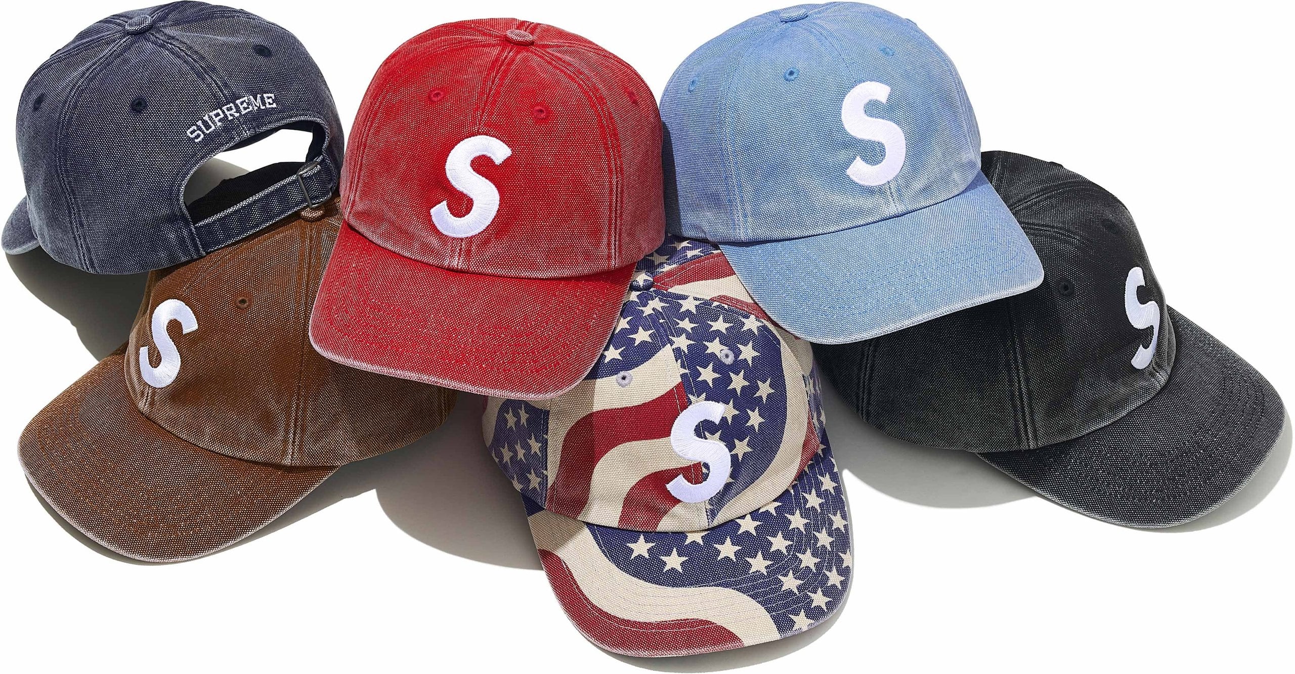 Pigment Coated S Logo 6-Panel - spring/summer 2026 - SupremeCommunity