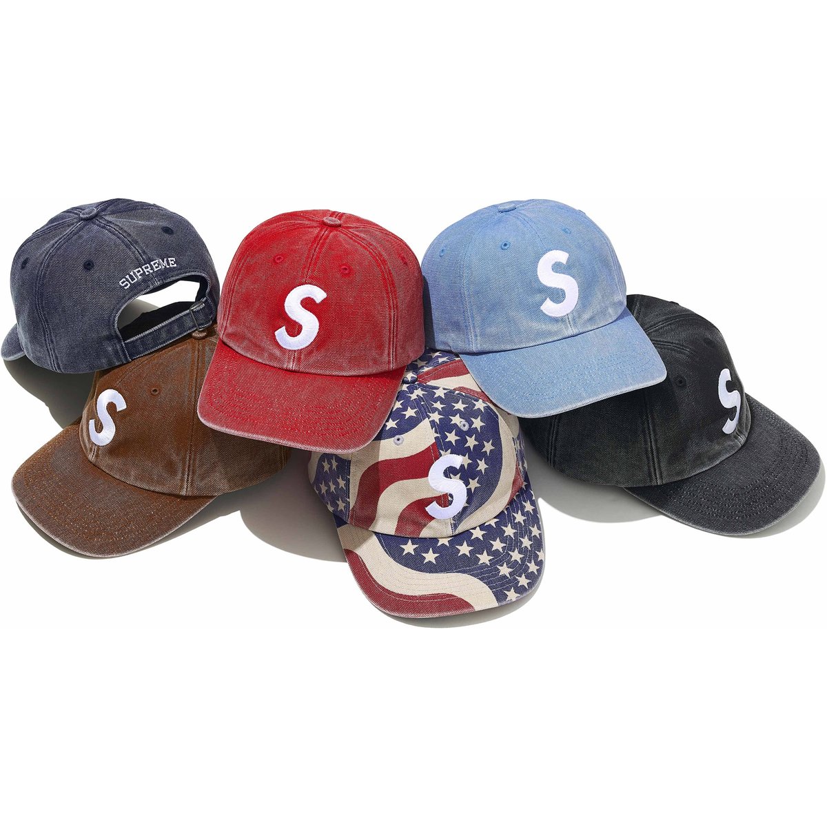 Pigment Coated S Logo 6-Panel - spring/summer 2026 - SupremeCommunity