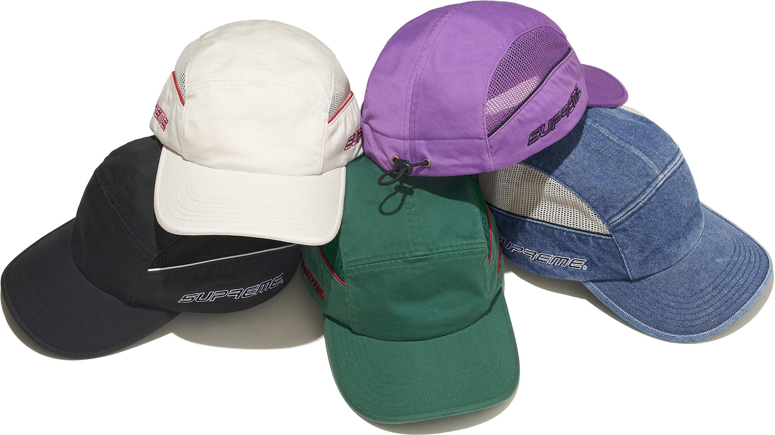 Side Mesh Piping Camp Cap - spring/summer 2026 - Supreme