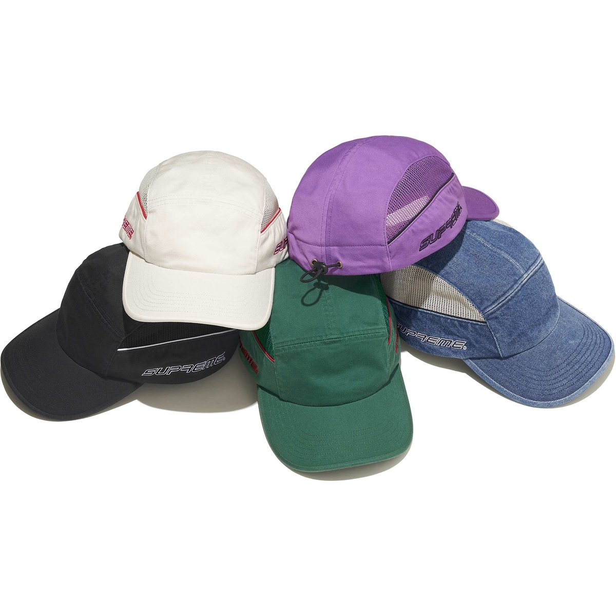 Side Mesh Piping Camp Cap - spring/summer 2026 - Supreme