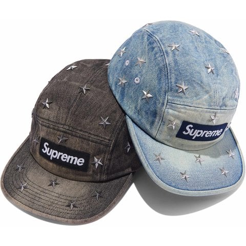 Stars Studded Denim Camp Cap - spring/summer 2026 - Supreme