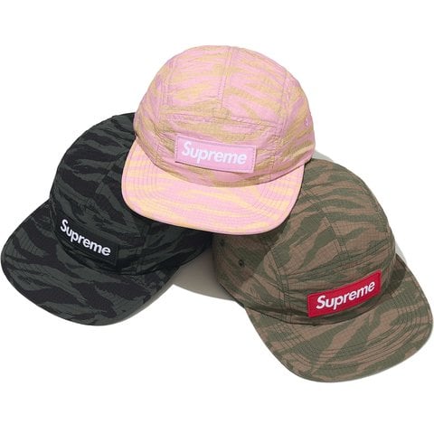 Tiger Camo Ripstop Camp Cap
