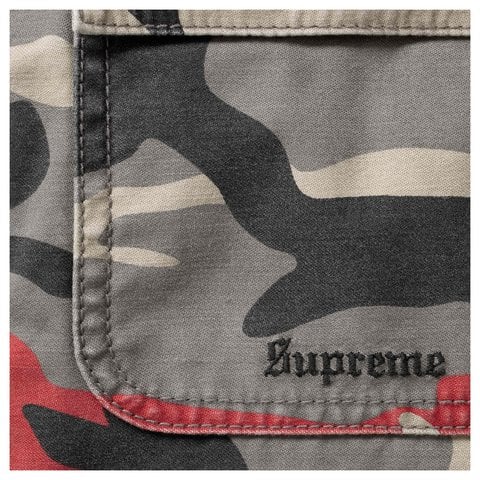 Supreme Cordura® Twill Utility Jacket - Red Camo