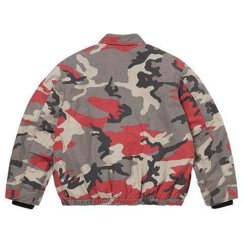 Supreme Cordura® Twill Utility Jacket - Red Camo
