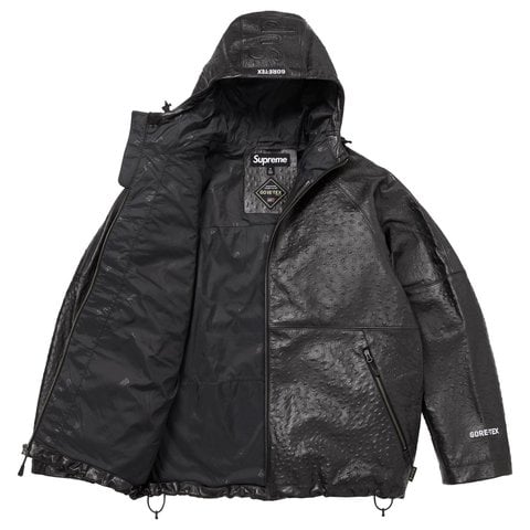 GORE-TEX Ostrich Embossed Leather Jacket - Supreme