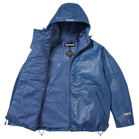 GORE-TEX Ostrich Embossed Leather Jacket - Supreme
