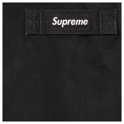 Supreme Hooded Raglan Jacket - Black