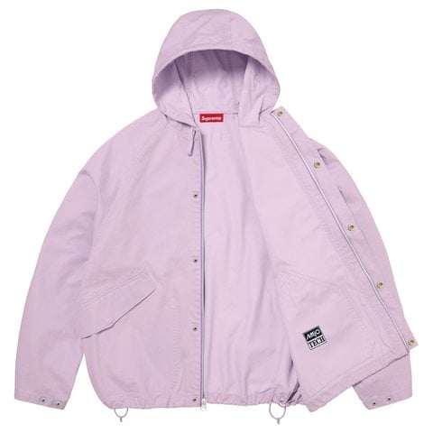 Supreme Hooded Raglan Jacket - Lilac
