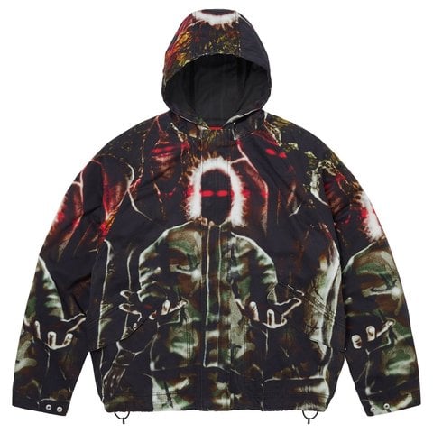 Supreme Hooded Raglan Jacket - Multicolor