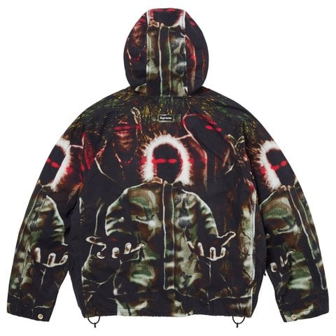 Supreme Hooded Raglan Jacket - Multicolor