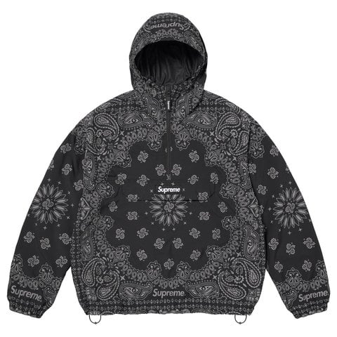Supreme Reflective Bandana Anorak - Black
