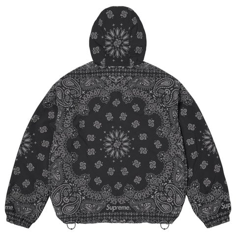Supreme Reflective Bandana Anorak - Black