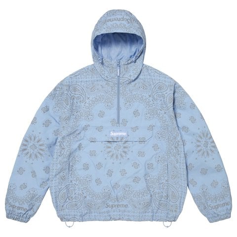 Supreme Reflective Bandana Anorak - Light Blue