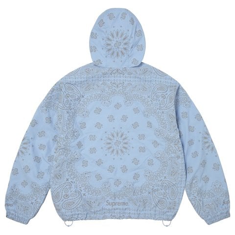 Supreme Reflective Bandana Anorak - Light Blue