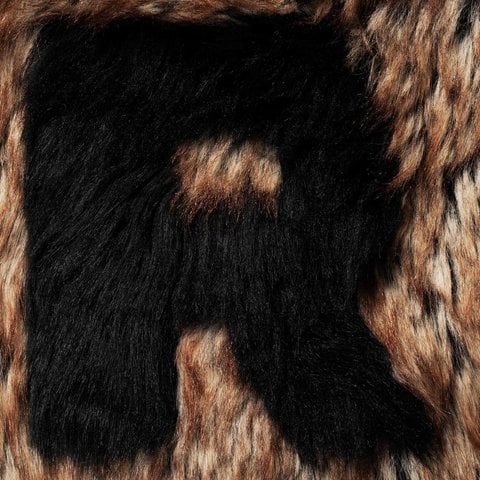 Supreme Reversible Faux Fur Hooded Work Jacket - Denim