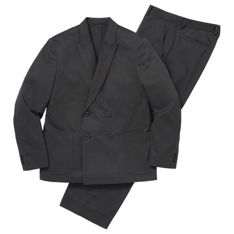 Supreme Sea Island Cotton Suit - Black