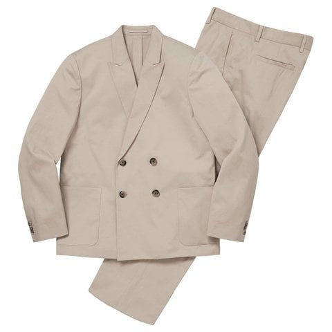 Supreme Sea Island Cotton Suit - Stone