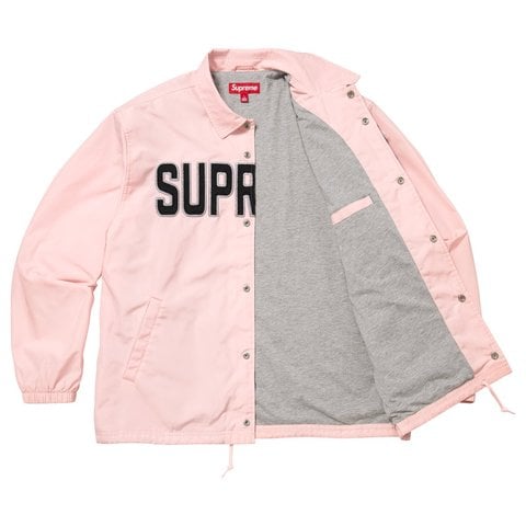 Supreme Spellout Coaches Jacket - Pink