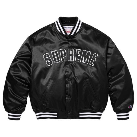 Supreme®/Champion® Satin Varsity Jacket - Supreme