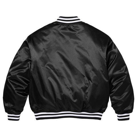 Supreme Supreme®/Champion® Satin Varsity Jacket - Black